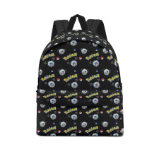 Pokemon Woobat School Backpack Multicolor Schoolbag Rucksack - Woobat Character Series Art