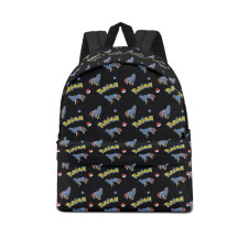 Pokemon Zacian School Backpack Multicolor Schoolbag Rucksack - Zacian Character Series Art