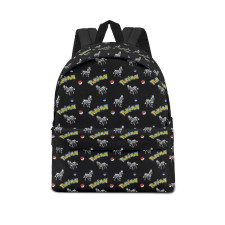 Pokemon Zebstrika School Backpack Multicolor Schoolbag Rucksack - Zebstrika Character Series Art