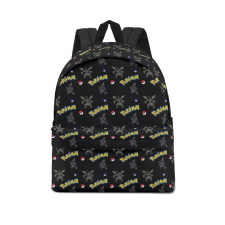 Pokemon Zekrom School Backpack Multicolor Schoolbag Rucksack - Zekrom Character Series Art
