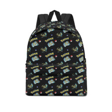 Pokemon Zeraora School Backpack Multicolor Schoolbag Rucksack - Zeraora Cartoon Art Series
