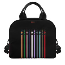 F1 Formula One Lunch Box - F1 Formula One 2022 Minimalistic Grid On Black Background