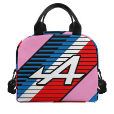 F1 Formula One Alpine Lunch Box - Alpine Logo On Red Blue Background