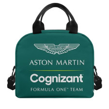 F1 Formula One Aston Martin Lunch Box - Aston Martin Formula One Team Green Background
