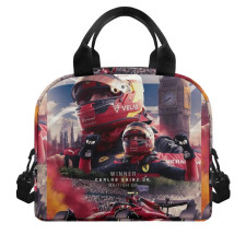 F1 Formula One Carlos Sainz Lunch Box - Carlos Sainz British GP Winner Poster