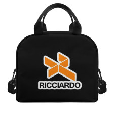 F1 Formula One Daniel Ricciardo Lunch Box - Daniel Ricciardo Logo On Black Background