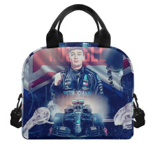 F1 Formula One George Russell Lunch Box - George Russell Mercedes RMG Team Portrait
