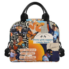 F1 Formula One Lando Norris Lunch Box - Lando Norris Give Yourself Some Credit Collage