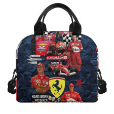 F1 Formula One Michael Schumacher Lunch Box - Michael Schumacher Hard Work And Patience F1 Ferrari Poster