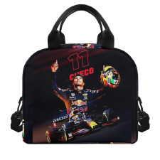 F1 Formula One Sergio Perez Lunch Box - Sergio Perez Celebration Wpap Art