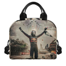 F1 Formula One Sergio Perez Lunch Box - Sergio Perez The Mexican Way Champion Celebration Poster