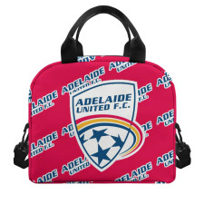 Adelaide United FC Insulated Lunch Bag Box - Adelaide United Football Club Medley Monogram Wordmark