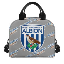 West Bromwich Albion FC Insulated Lunch Bag Box - Albion Football Club Medley Monogram Wordmark