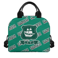 Plymouth Argyle FC Insulated Lunch Bag Box - Argyle Football Club Medley Monogram Wordmark