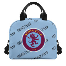 Aston Villa Football Club Insulated Lunch Bag Box - Aston Villa Football Club Medley Monogram Wordmark