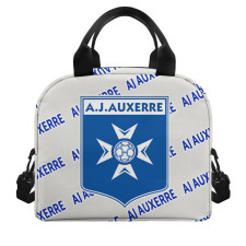 AJ Auxerre Football Club Insulated Lunch Bag Box - Auxerre Football Club Medley Monogram Wordmark