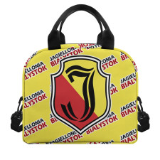 Jagiellonia Bialystok Insulated Lunch Bag Box - Bialystok Football Club Medley Monogram Wordmark