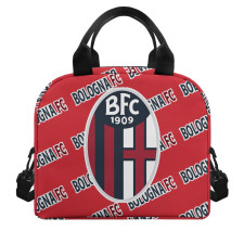 Bologna FC 1909 Football Club Insulated Lunch Bag Box - Bologna Football Club Medley Monogram Wordmark