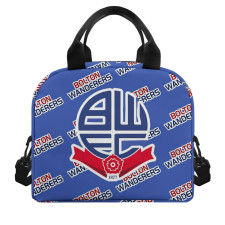 Bolton Wanderers FC Insulated Lunch Bag Box - Bolton Football Club Medley Monogram Wordmark