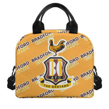 Bradford City AFC Insulated Lunch Bag Box - Bradford Football Club Medley Monogram Wordmark