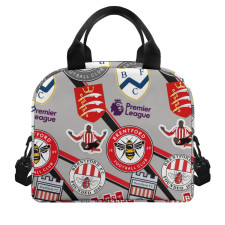 Brentford F.C Lunch Box - Brentford F.C Mania Collage Logo