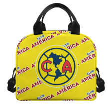 Club America Insulated Lunch Bag Box - Club America Football Club Medley Monogram Wordmark