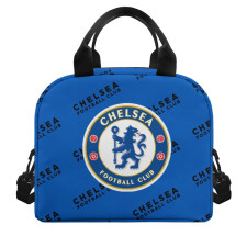 Chelsea Football Club Insulated Lunch Bag Box - Chelsea Football Club Medley Monogram Wordmark