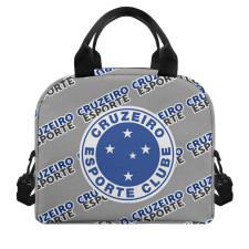 Cruzeiro Esporte Clube Insulated Lunch Bag Box - Cruzeiro Esporte Clube Football Club Medley Monogram Wordmark