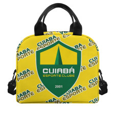 Cuiaba Esporte Clube Insulated Lunch Bag Box - Cuiaba Esporte Clube Football Club Medley Monogram Wordmark