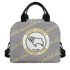 Derby County FC Insulated Lunch Bag Box - Derby Football Club Medley Monogram Wordmark