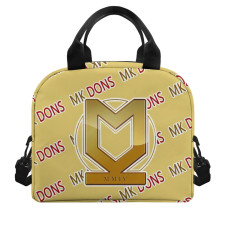Milton Keynes Dons FC Insulated Lunch Bag Box - Dons Football Club Medley Monogram Wordmark