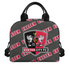 Exeter City FC Insulated Lunch Bag Box - Exeter Football Club Medley Monogram Wordmark