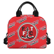 Fleetwood Town FC Insulated Lunch Bag Box - Fleetwood Football Club Medley Monogram Wordmark