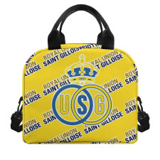 Royal Union Saint Gilloise FC Football Club Insulated Lunch Bag Box - Gilloise Football Club Medley Monogram Wordmark