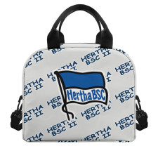 Hertha BSC II Football Club Insulated Lunch Bag Box - Hertha Football Club Medley Monogram Wordmark