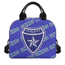 Ionikos FC Insulated Lunch Bag Box - Ionikos Football Club Medley Monogram Wordmark