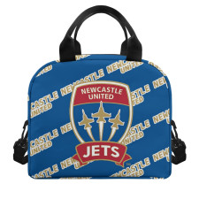 Newcastle United Jets Insulated Lunch Bag Box - Newcastle United Football Club Medley Monogram Wordmark