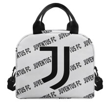 Juventus FC Football Club Insulated Lunch Bag Box - Juventus Football Club Medley Monogram Wordmark