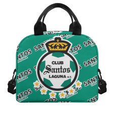 Santos Laguna Insulated Lunch Bag Box - Laguna Football Club Medley Monogram Wordmark