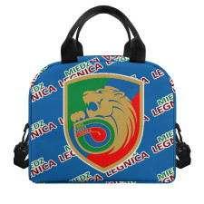 Miedz Legnica Insulated Lunch Bag Box - Legnica Football Club Medley Monogram Wordmark