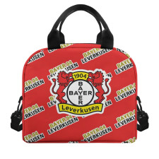 Bayer Leverkusen Football Club Insulated Lunch Bag Box - Leverkusen Football Club Medley Monogram Wordmark