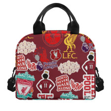 Liverpool F.C Lunch Box - Liverpool F.C Mania Collage Logo