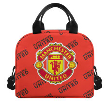 Manchester United Football Club Insulated Lunch Bag Box - Manchester United Football Club Medley Monogram Wordmark