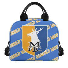 Mansfield Town FC Insulated Lunch Bag Box - Mansfield Football Club Medley Monogram Wordmark