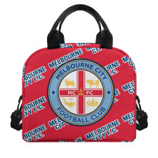 Melbourne City FC Insulated Lunch Bag Box - Melbourne Football Club Medley Monogram Wordmark