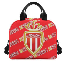 AS Monaco Football Club Insulated Lunch Bag Box - Monaco Football Club Medley Monogram Wordmark