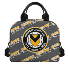 Newport County FC Insulated Lunch Bag Box - Newport Football Club Medley Monogram Wordmark