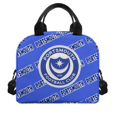 Portsmouth FC Insulated Lunch Bag Box - Portsmouth Football Club Medley Monogram Wordmark