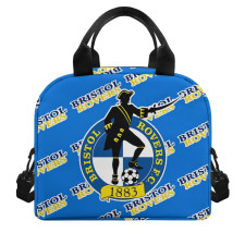 Bristol Rovers FC Insulated Lunch Bag Box - Rovers Football Club Medley Monogram Wordmark