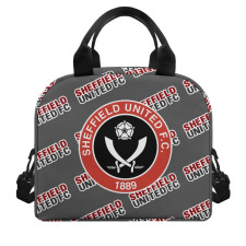Sheffield United FC Insulated Lunch Bag Box - Sheffield Football Club Medley Monogram Wordmark